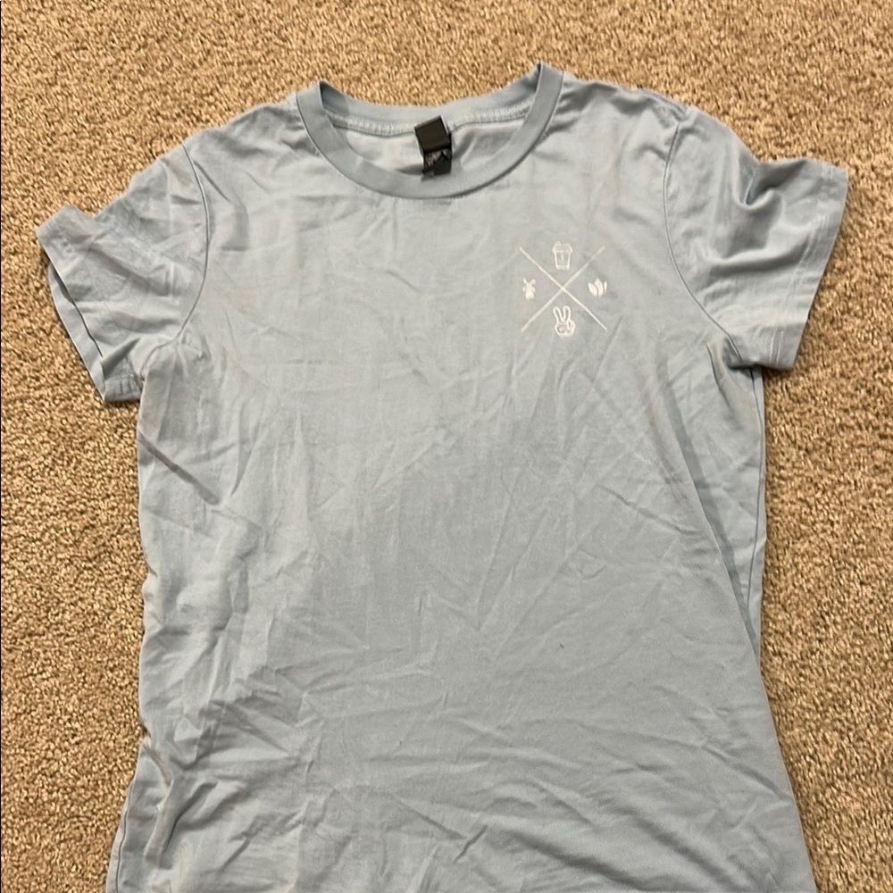 Dutch Bros Light Blue Short Sleeve Tee